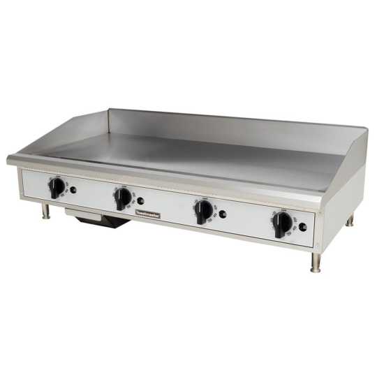 Toastmaster TMGT48 48" Gas Countertop Griddle with Thermostatic Controls - NG