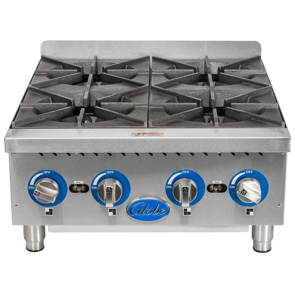 Globe GHP24G 24" Countertop Gas Hot Plate