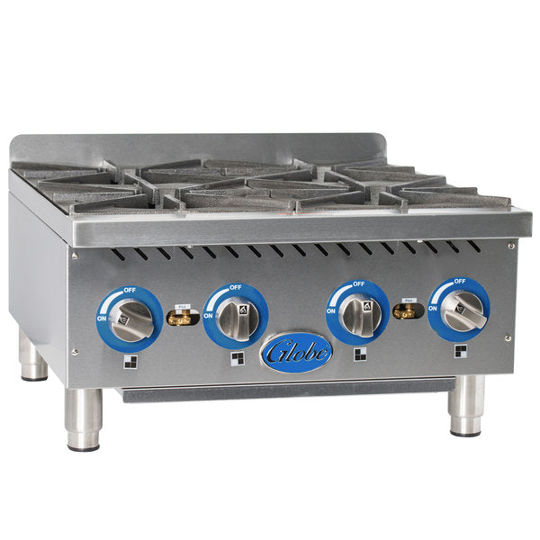 Globe GHP24G 24" Countertop Gas Hot Plate