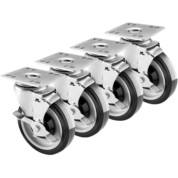 Globe GFF-CASTERS 5" Casters for Globe GFF Series Fryers