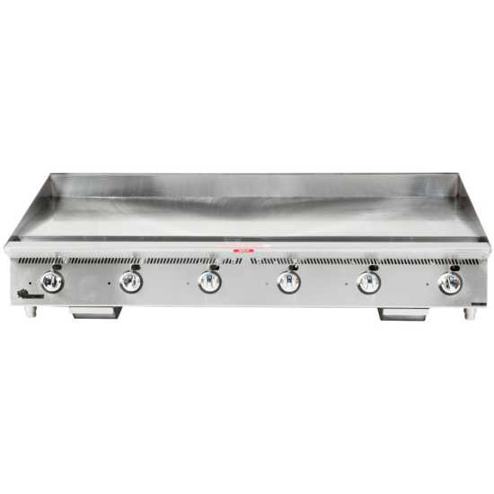 Star 872MA Ultra Max 72" Countertop Gas Griddle with Manual Controls - NG