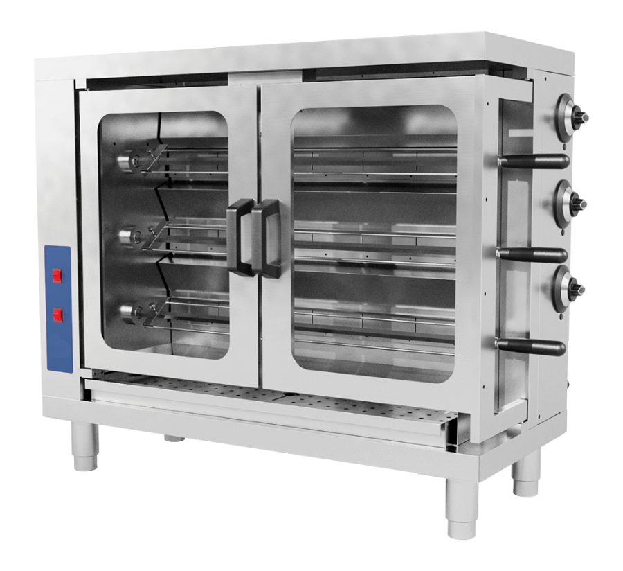 Pegasus CR-3E Electrical Chicken Rotisserie, 3 Spits