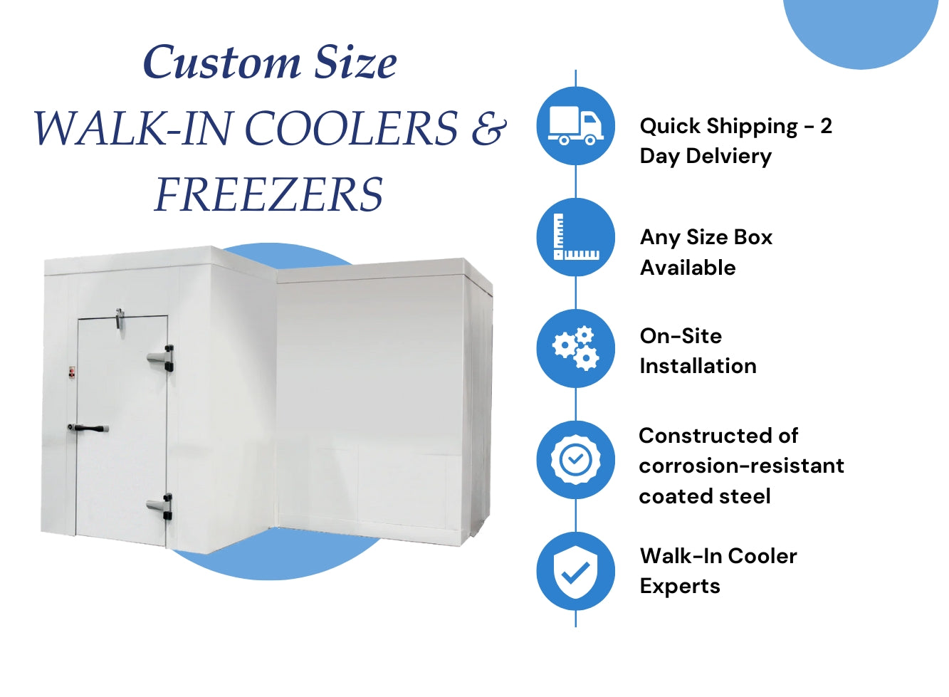 Custom Walk-In Freezer and Cooler