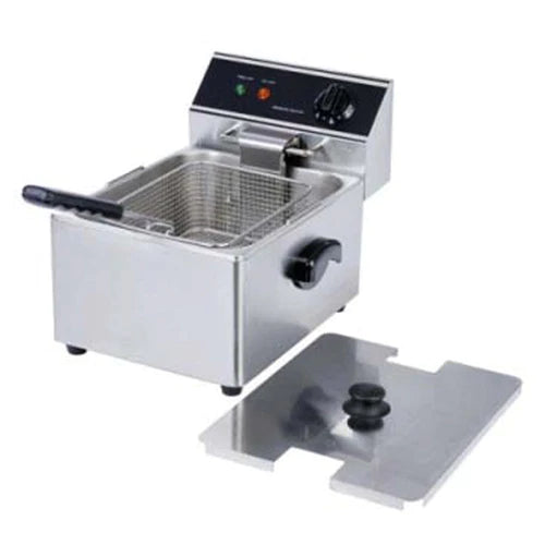 Cookline DF15-1-120 10" Single Tank 15 lb. Electric Countertop Fryer - 120v