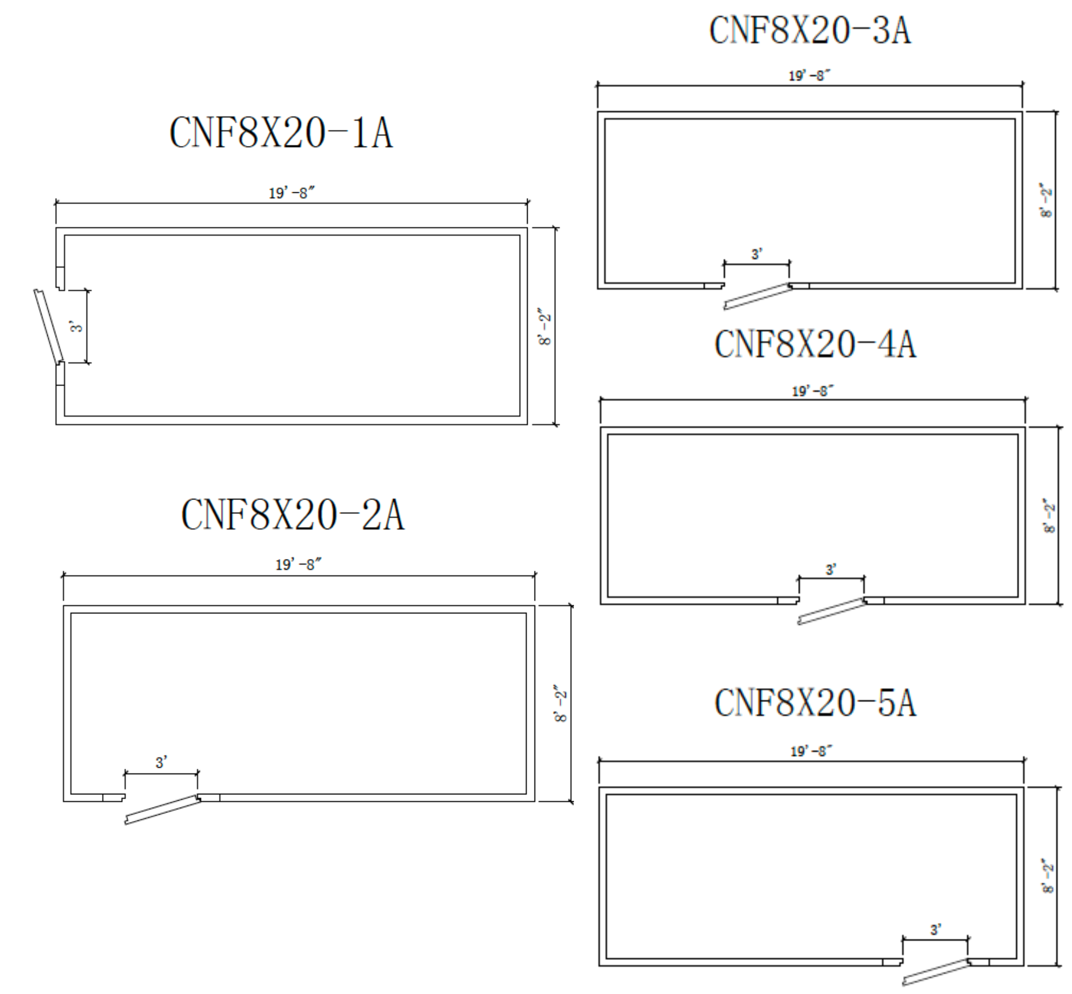 8' x 20' Astra Walk-In Cooler No Floor With Top Mount Refrigeration