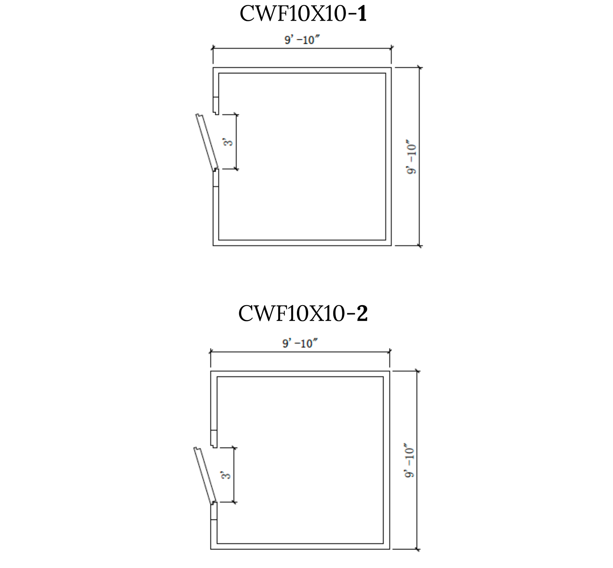 10' x 10' Astra Walk-In Cooler with Floor