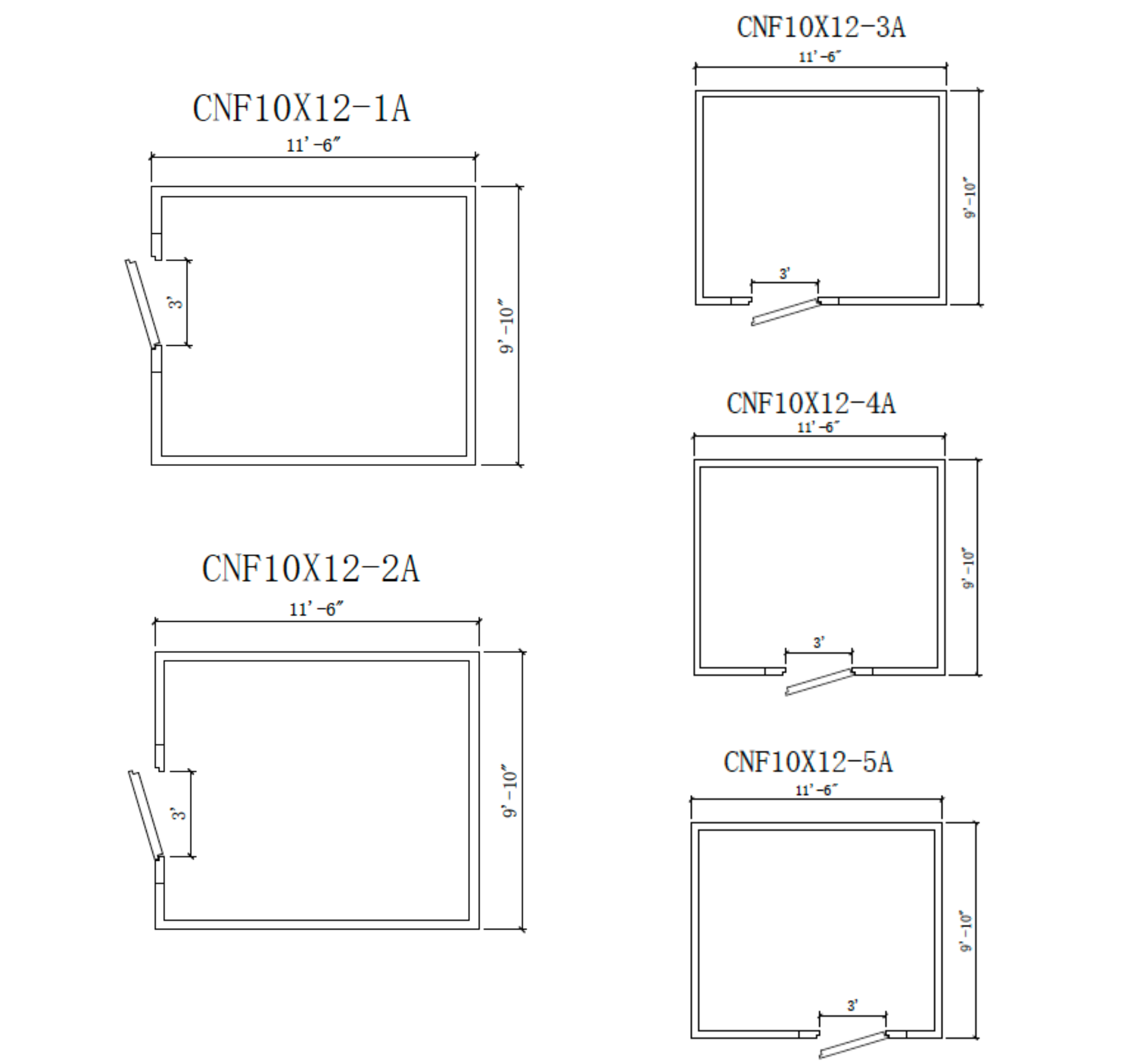 10' x 12' Astra Walk-In Cooler No Floor