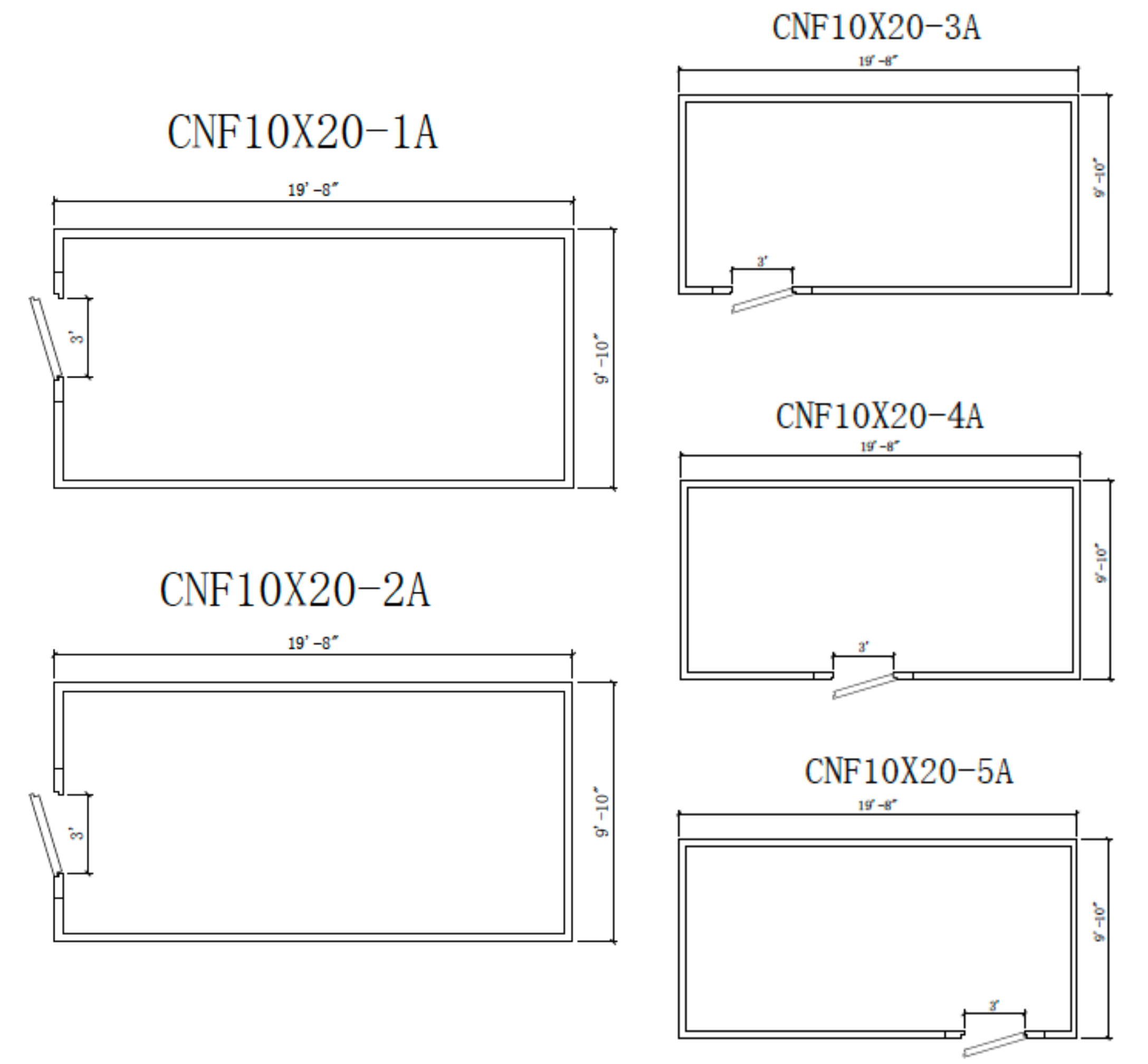 10' x 20' Astra Walk-In Cooler No Floor