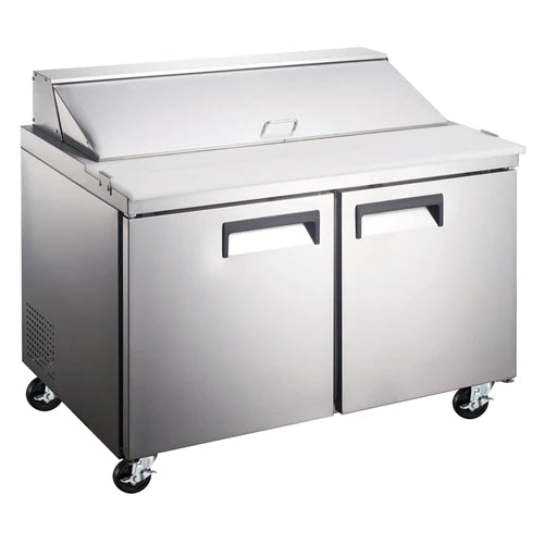 Coldline SP60 60" Bain Marie Sandwich Prep Table - 16 Pans