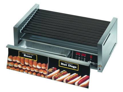 Grill-Max® 50STBDE Roller Grill – Built-In Bun Drawer – Staltek Rollers – Electronic Controls