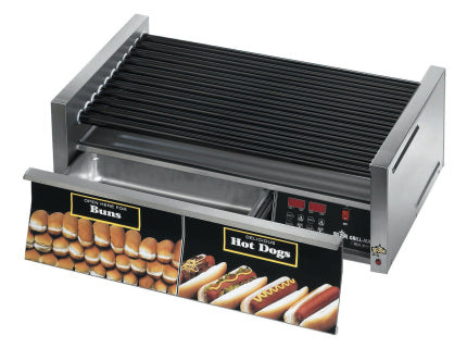 Grill-Max® 75STBDE Roller Grill – Built-In Bun Drawer – Staltek Rollers – Electronic Controls