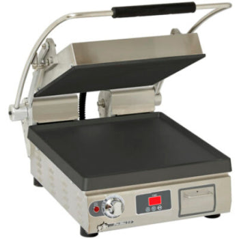 Pro-Max PST14IT 14″ Two-Sided Panini Grill – Smooth Iron Platens – Electronic Timer