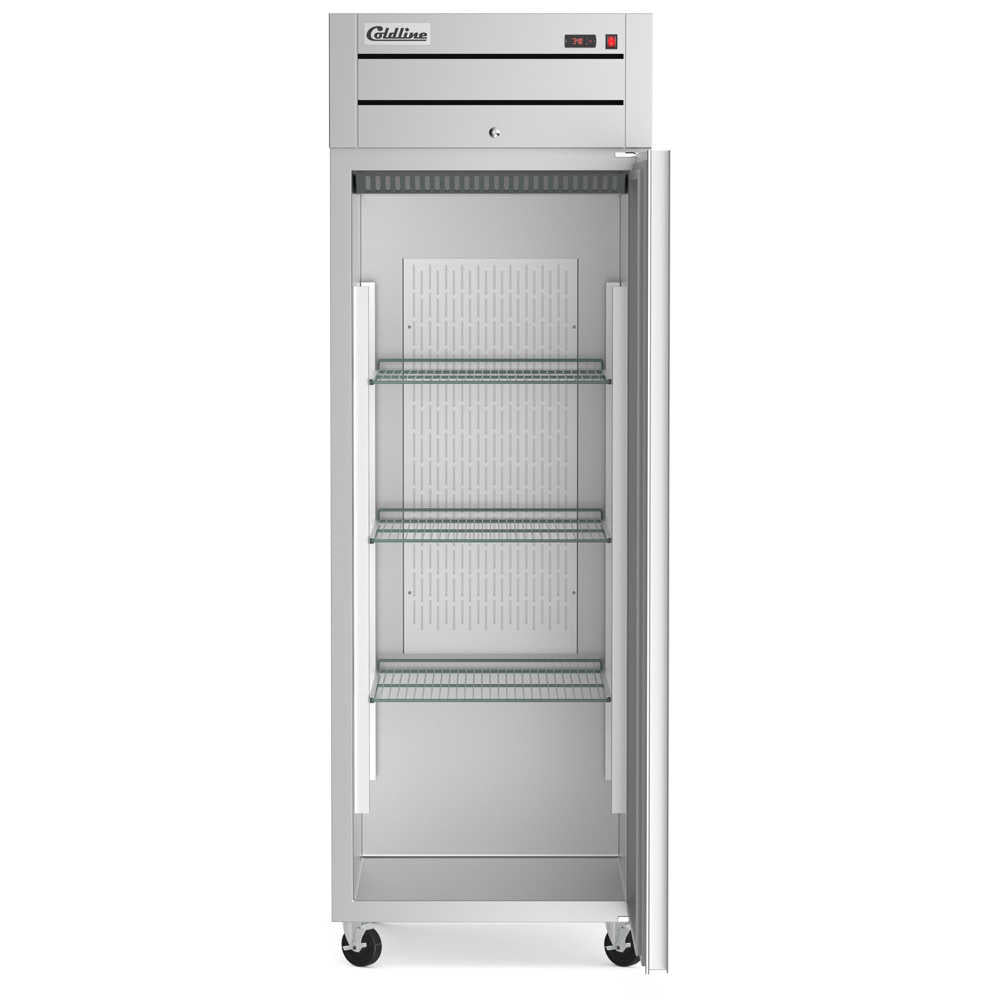 Coldline C-1FF-TM 29" Solid Door Commercial Top Mount Reach-In Freezer