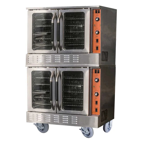 Cookline CC100-DBL Double Deck Full Size Gas Convection Oven - 108,000 BTU