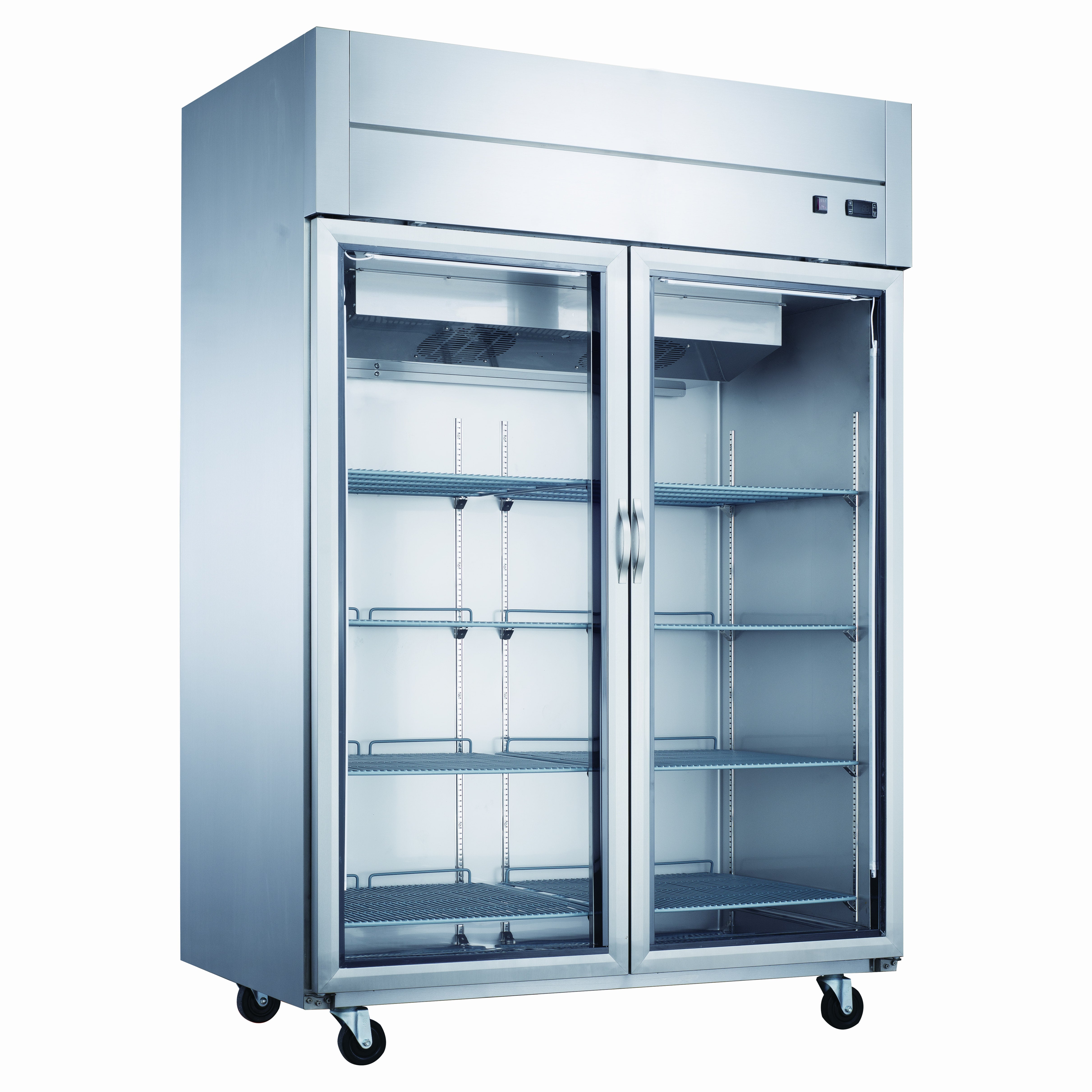 Dukers D55AR-GS2 Two Glass Door Refrigerator