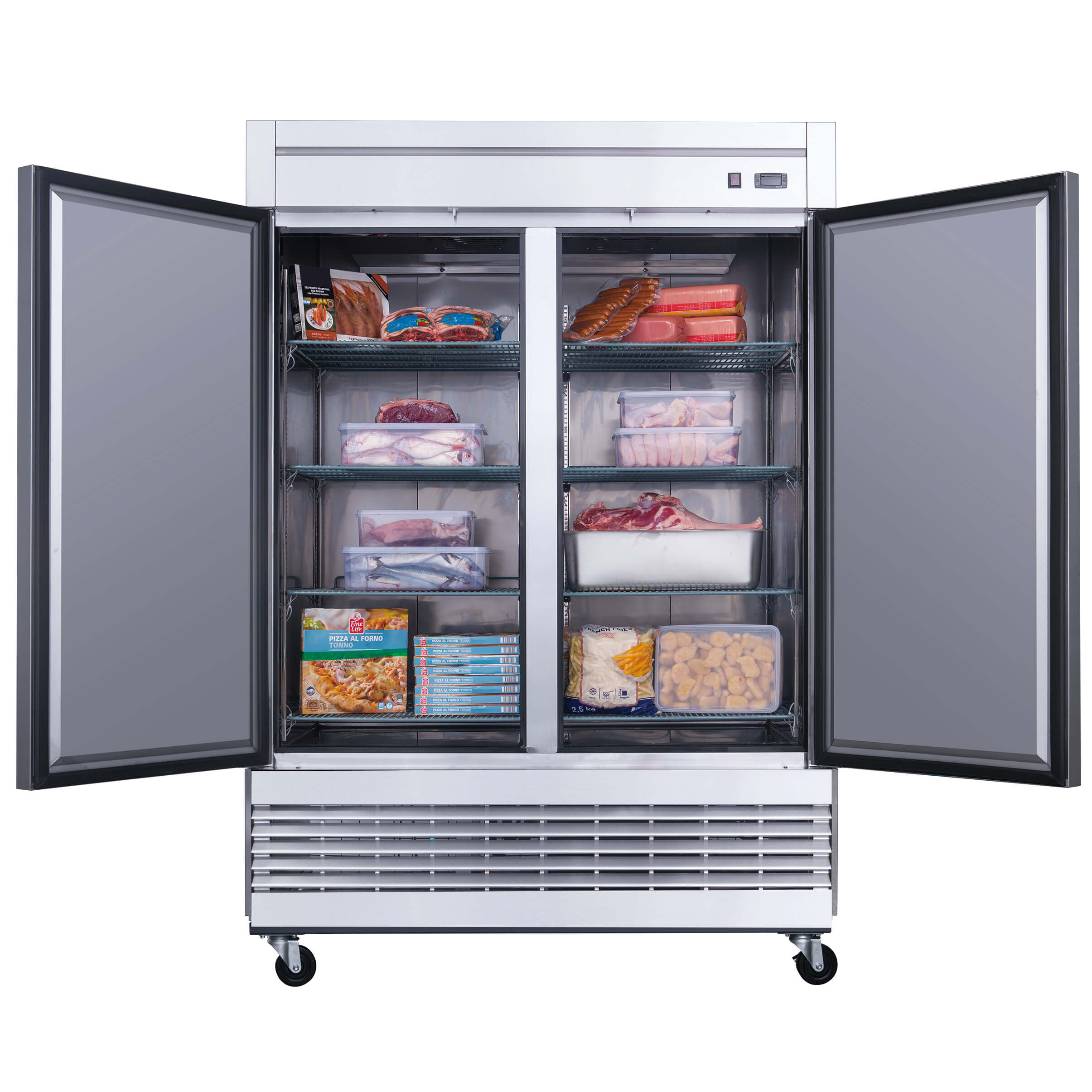 Dukers D55F Two Door Freezer