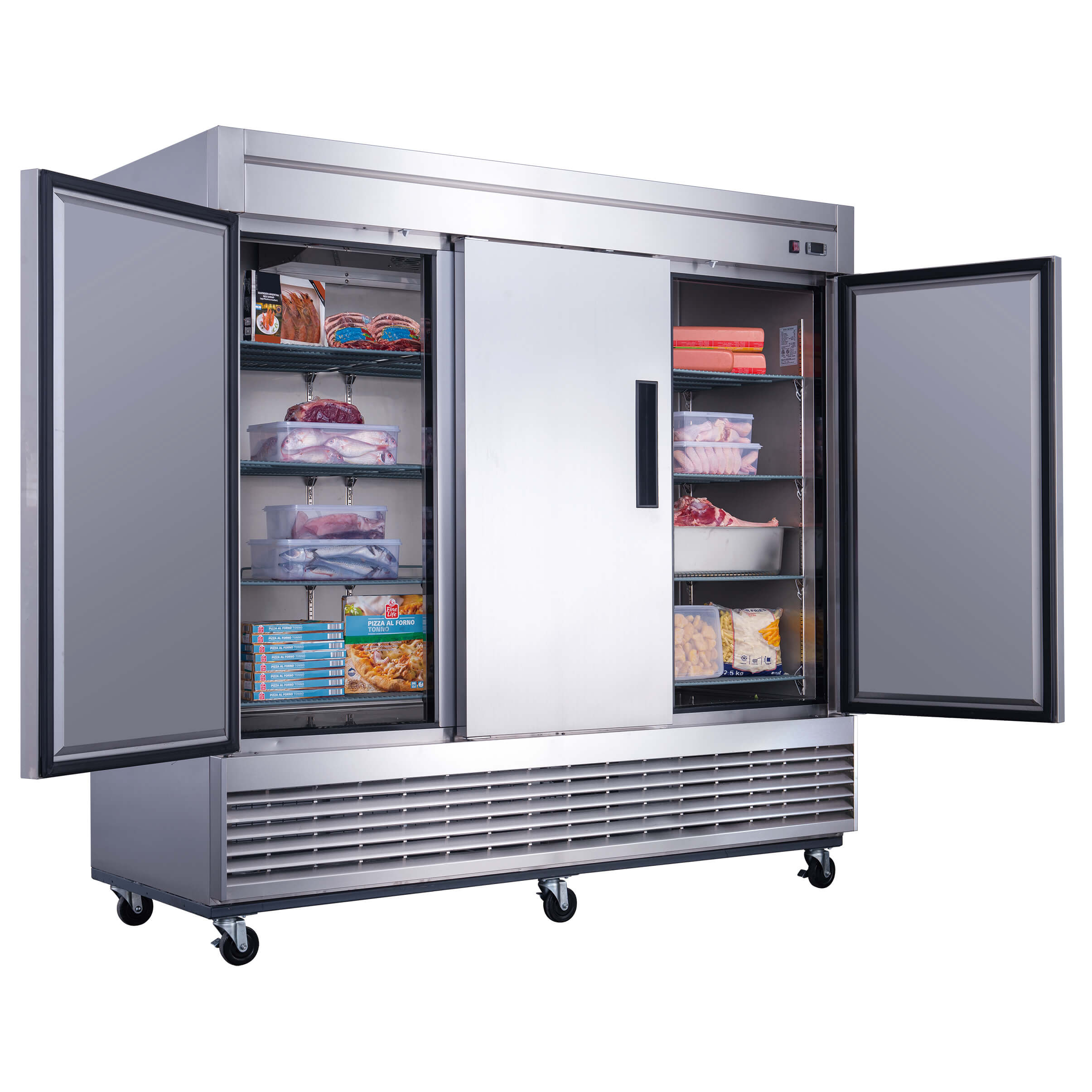 Dukers D83F Three Door Freezer