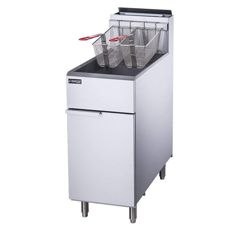 Dukers DCF4-NG Natural Gas Fryer with 4 Tube Burners