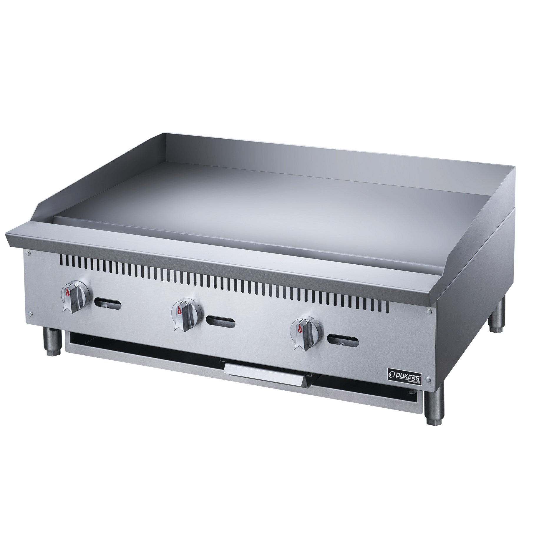 Dukers DCGM36 36 in. W Griddle with 3 Burners