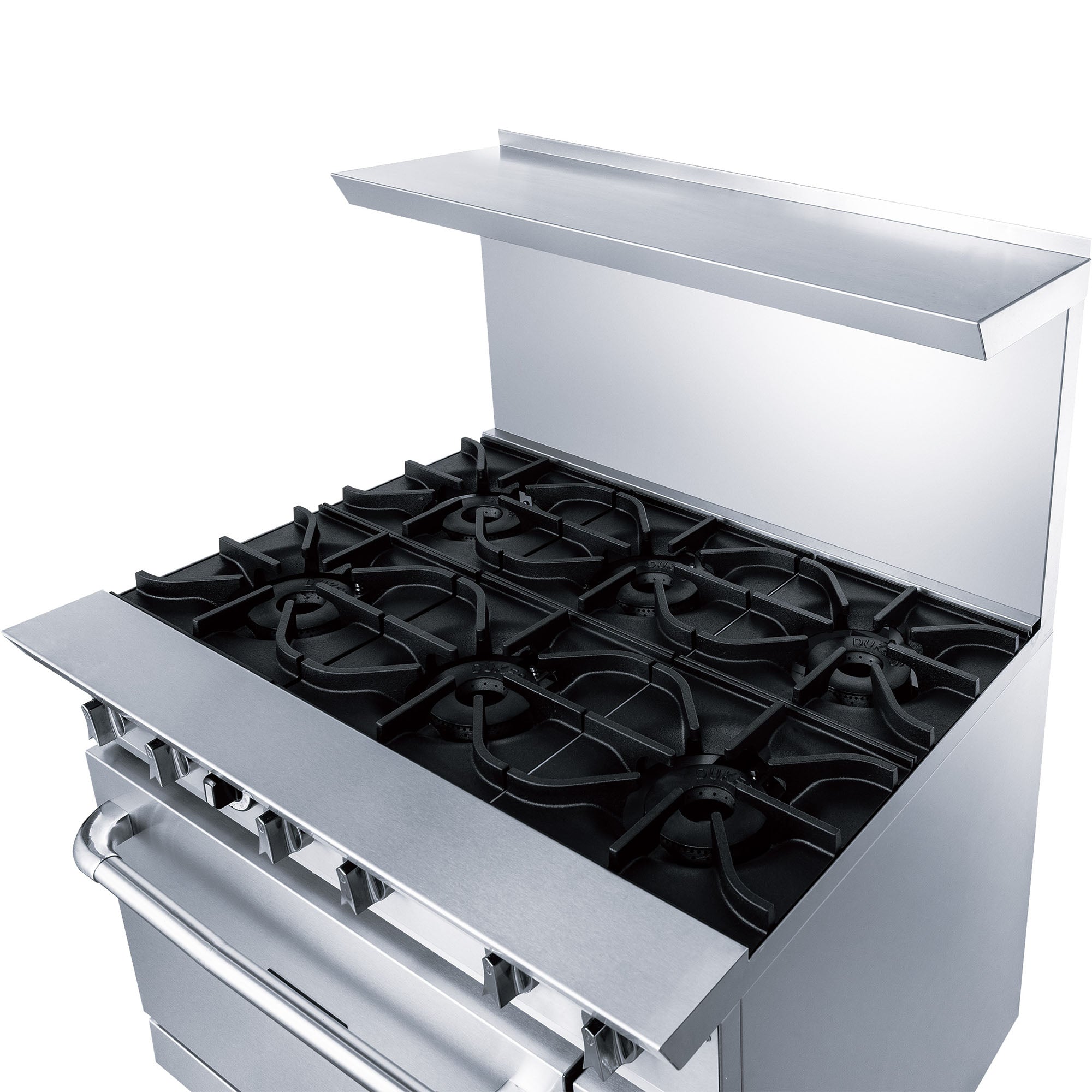 Dukers DCR36-6B 36″ Gas Range with Six (6) Open Burners