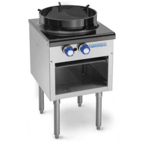 Imperial ISP-18-W-LP 18" Tempura Wok Liquid Propane Gas Range w/ 3 Ring Burner & Top Grate