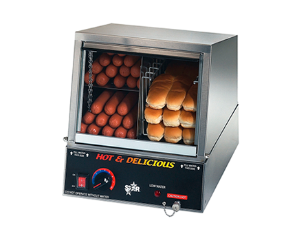 Star 35SSA Hot Dog Steamer, 170 Dogs, 18 Buns