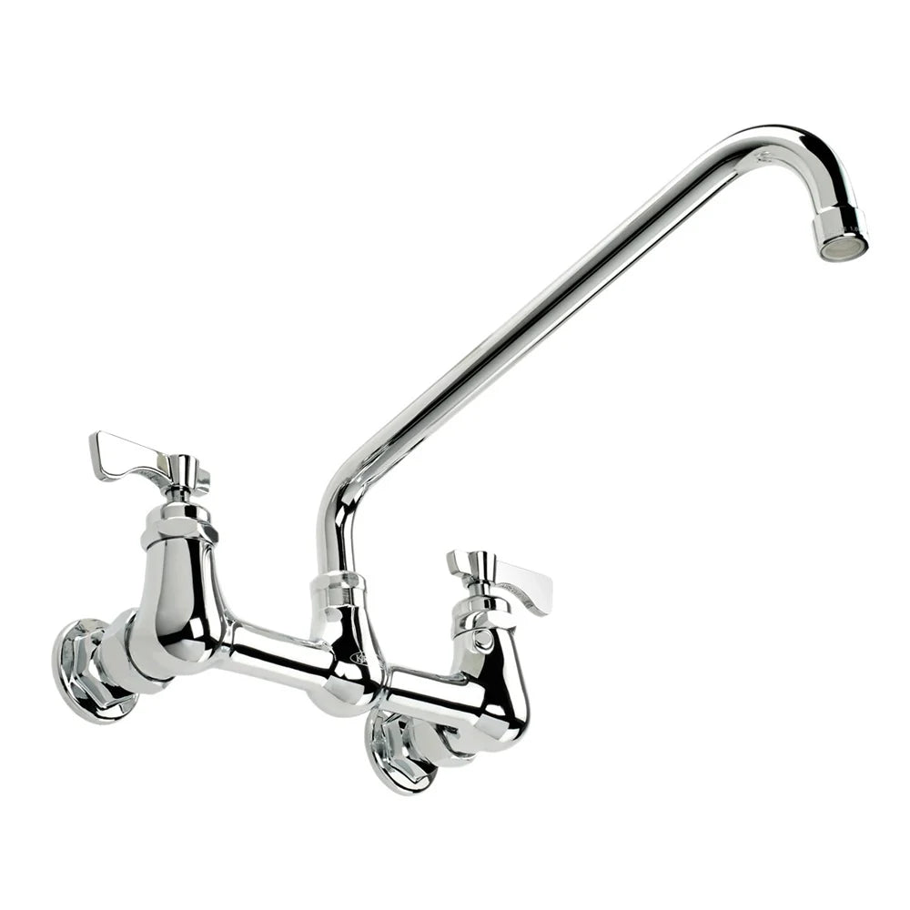 Krowne  14-812L Royal Series 8" Center Wall Mount Faucet, 12" Spout