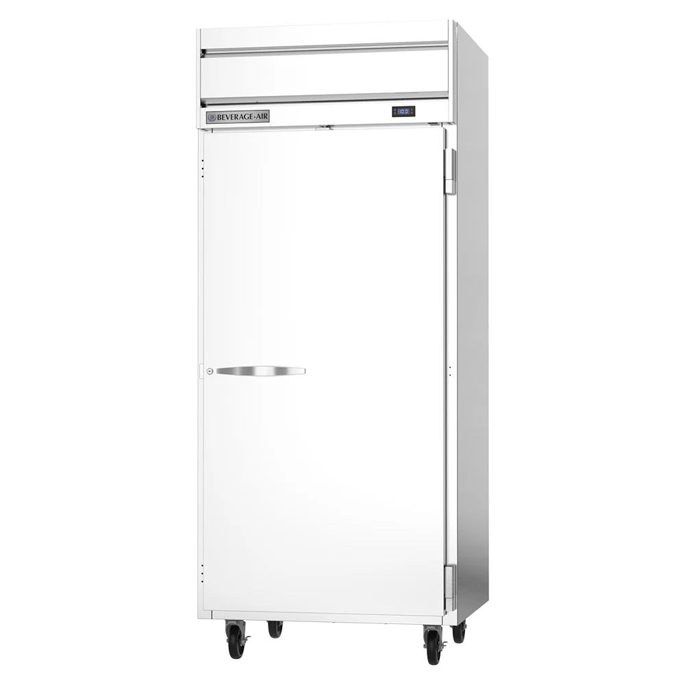 Beverage Air HFPS1WHC-1S 1 Solid Door Top Mount Freezer Stainless Steel Front, Sides & Interior