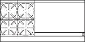 Imperial IR-4-RG36-XB-NG 60" 4 Burner Gas Range with 24" Raised Broiler, (1) Standard Oven and (1) Cabinet Base, Natural Gas