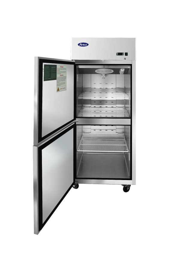 Atosa MBF8007GRL Top Mount Two Divided Door Freezer Left Hinged