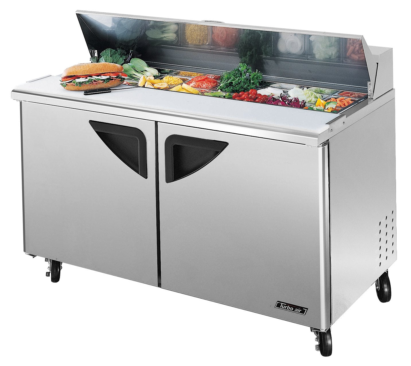 Turbo Air TST-60SD-N 2 Solid Doors Sandwich/Salad Unit