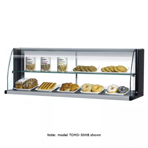 Turbo Air TOMD-60HW 63"L Non Ref. Top Case-High, 2 Tiers (white)